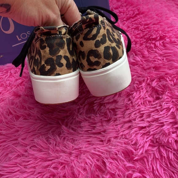 Jellypop Los Angeles Newstar platform sneakers with leopard spots size 9 NWT - Picture 5 of 9